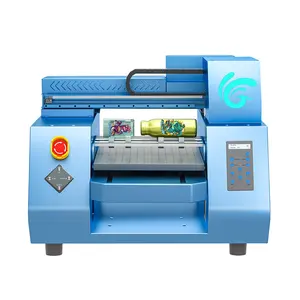 Colorsun máquina de impressão uv giratória 360, a3 uv com xp600 2 cabeças, máquina de impressão uv para objetos cilíndricos de tamanhos diferentes