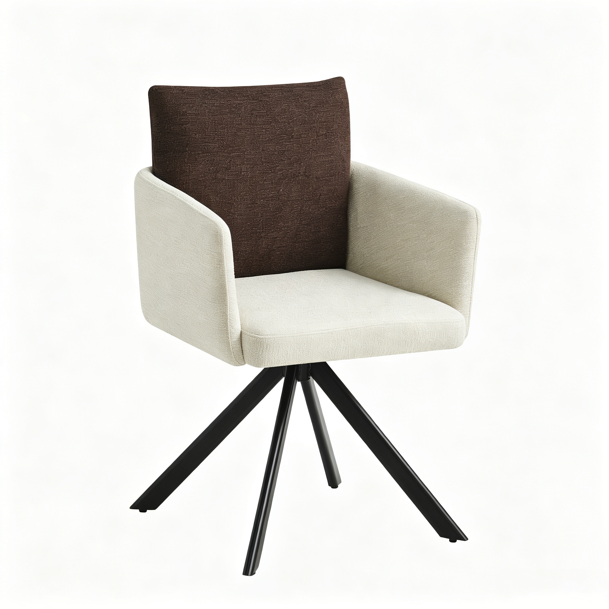 Brown & White Dining Chair