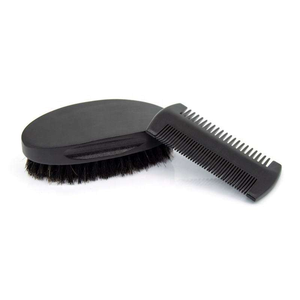 Ensemble <span class=keywords><strong>de</strong></span> voyage pour le soin <span class=keywords><strong>de</strong></span> la barbe en bambou naturel écologique Brosse à raser et peigne avec poils <span class=keywords><strong>de</strong></span> sanglier pour le toilettage des hommes - Product Image 3