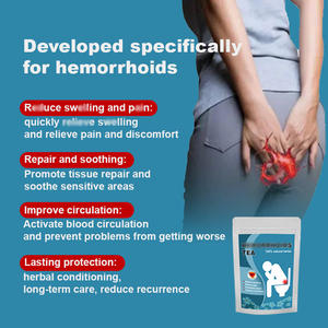 Doğal sağlık organik otlar şişmeyi azaltmak için yığınlar için hemoroit parlama Ups ağrı düzenler - Product Image 3