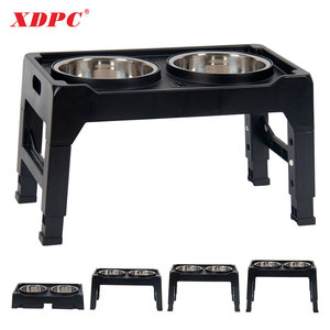 Suporte elevado XDPC para tigelas de água para comida de cachorro grande Suporte ajustável 4 Alturas - Product Image 3
