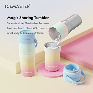 IceMaster 650ml High Performance Ice Retention 12 Uses Metal Glass Stripe Water Bottle Double Wall Thermos Vacuum Insulated - Product Image 6