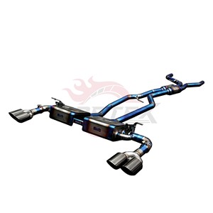 Vortex Blue Burnt ไทเทเนียม valvetronic catback Exhaust สำหรับ Porsche Cayenne 958/958.2 3.0T/3.6/4.8/4.8T 2011-2017 Direct BOLT-ON - Product Image 3