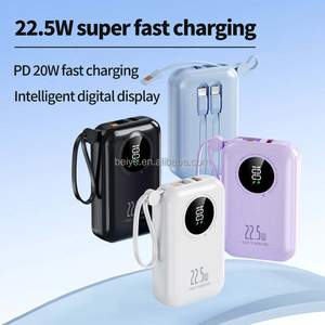 Banco de Energía Portátil Mini de 10000 mAh con Carga Rápida de 22.5 W, Pantalla LED Digital, Cable USB Tipo C, PD de 20 W para Viajes - Product Image 4