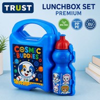 Lot de bouteilles d'eau et boîtes à lunch Dacheng écologiques de style américain pour enfants avec poignée intégrée et design de dessin animé – Vaisselle en gros