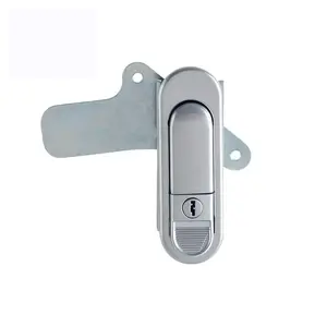 AB301 Industrial Cabinet Door Plane Lock Zinc Alloy Swingl handle latch Electrical Panel Lock Key