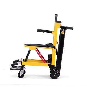 Aluminium gürtel Easy Climbing Rollstuhl Tragbarer zusammen klappbarer behinderter elektrischer Treppen steig rollstuhl