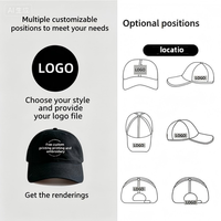 Gorra de Béisbol Bordada 100% Algodón, Transpirable e Impermeable, con Patrón de Letras, Unisex, 6 Paneles, Ajustable, Deportiva, para Adultos