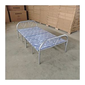 Meubles modernes robustes de haute qualité en gros <span class=keywords><strong>Lit</strong></span> simple temporaire <span class=keywords><strong>adulte</strong></span> pliant en métal durable - Product Image 4