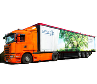 Bâche de camion en PVC imperméable et ignifuge personnalisée avec impression, style uni occultant pour utilisation sur matelas