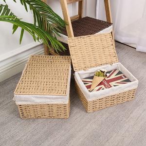 Vente en gros Corbeille à papier domestique Panier de rangement tissé Panier cadeau - Product Image 2