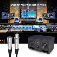 Câble de microphone XLR 3 broches mâle-femelle professionnel, câble audio équilibré pour mixeur, haut-parleur, amplificateur