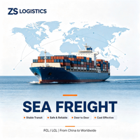 Expédition maritime porte-à-porte DDP LCL de Chine vers les États-Unis, le Canada et l'Europe, dédouanement rapide, prix compétitifs, ZS LOGISTICS