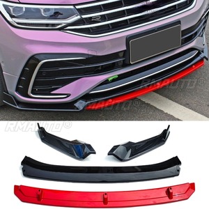 Car Front Bumper <b>Lip</b> Splitter Diffuser Spoiler Bumper Guard Protector Cover For Vw Tiguan L R-Line Sport 2022 Car Accessories - Product Image 4