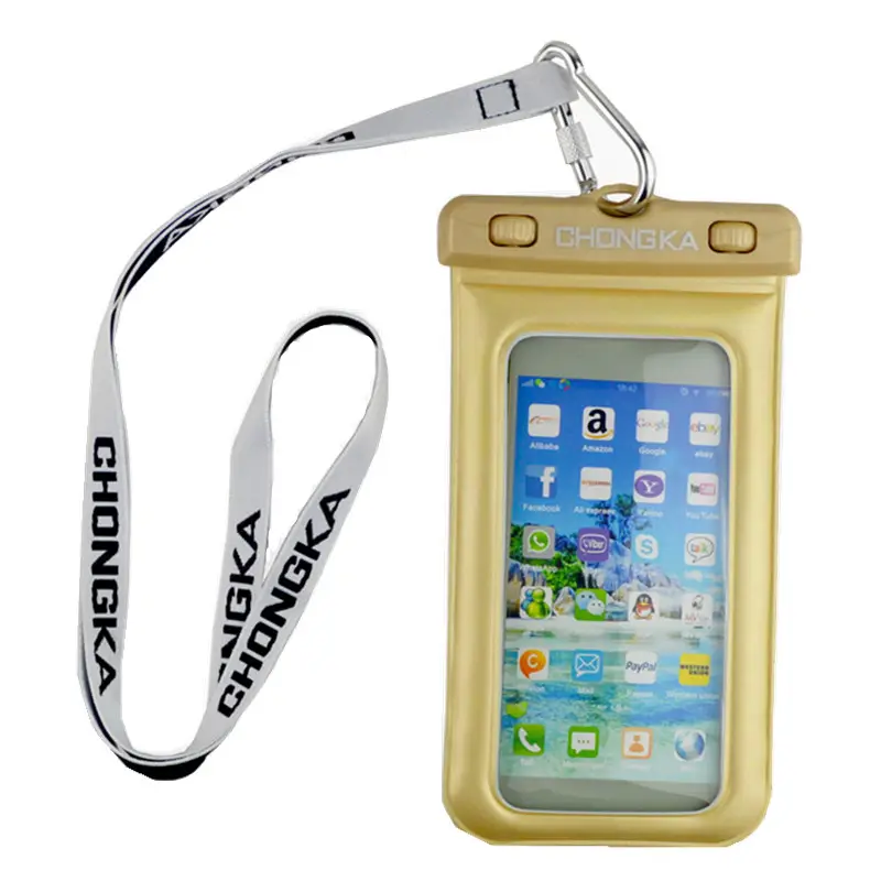 Water proof Phone Case PVC Waterproof mobile phone Bag for Accessories Waterproof phone pouch for Diving