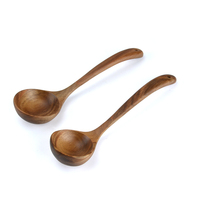 Ensemble de 6 ustensiles de cuisine en bois d'acacia, accessoires de cuisine pour une utilisation en cuisine