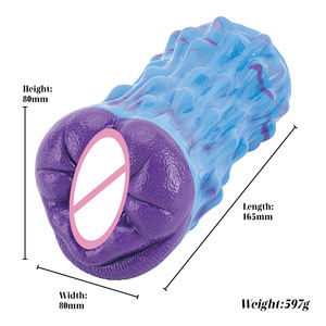 OEM al por mayor de silicona suave monstruo colorido fantasía masturbador masculino Animal bolsillo coño gordo <span class=keywords><strong>Vagina</strong></span> juguetes sexuales para hombre - Product Image 6