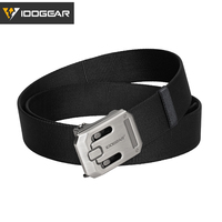 Cinturón Táctico IDOGEAR de 1.5 Pulgadas, Cinturón EDC Reforzado, Cinturón Táctico de Trabajo con Hebilla de Liberación Rápida