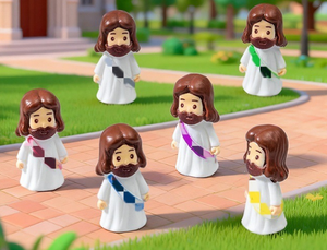 Decoración de Jardín en Miniatura, Figura de Jesucristo de Resina, Adorno de Escritorio Cristiano Espiritual, Recuerdo Religioso, Ideas de Regalo - Product Image 4