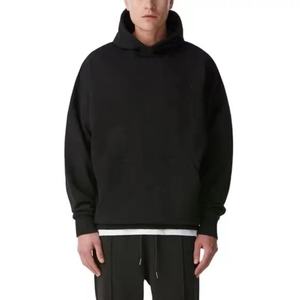 Sudadera con Capucha Extra Grande de Alta Calidad Personalizada, Sudadera con Capucha de Invierno con Cuello con Capucha, Diseño Sólido sin Cordones - Product Image 4