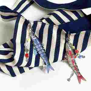 Fish Keychain Bionic Fish Bait Bait Keychain Ocean Small Fish Multi Section Charms <b>Accessories</b> Bag <b>Key</b> Chain Father's Day Gift - Product Image 4