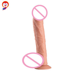 33CM Großer Weicher <span class=keywords><strong>Cyber</strong></span>-Skin <span class=keywords><strong>Dildo</strong></span> für Frauen Extra Größe Saugnapf Penis-Spielzeug - Product Image 4