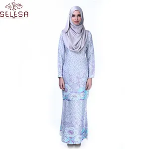 Abaya-vestido musulmán de algodón, 2020 Dubai, Kurung Baju, venta al por mayor
