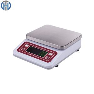 Balance de table compacte et étanche ACS-ZE55 avec affichage LED pour marché des fruits de mer, poissonnerie, transformation aquatique, manutention de produits marins - Product Image 4