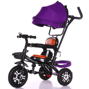 Triciclo per Bambini Pieghevole 1-6 Anni <span class=keywords><strong>Bicicletta</strong></span> <span class=keywords><strong>Passeggino</strong></span> Bici per Bambini - Product Image 3