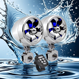 Radio FM Marine Portable Étanche Stéréo Moto Audio <span class=keywords><strong>Bateau</strong></span> Voiture Lecteur MP3 Système Audio Auto Récepteur BT USB SPA UTV ATV97 - Product Image 2
