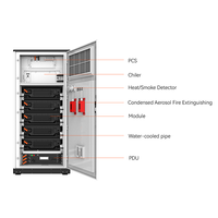 Système de stockage d'énergie industriel Energy Bess 125KW LiFePO4 avec refroidissement liquide et garantie de 10 ans