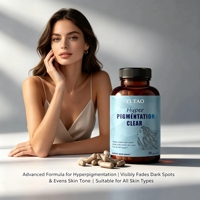 Capsules claires anti-hyperpigmentation Marque Blanche/OEM ODM, 90 unités, Complément Alimentaire pour l'équilibre du teint, Faible MOQ 50 pièces