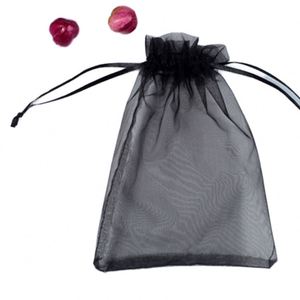 Customizable Satin Jewelry Organza Pouch Embossed Mini Mesh Drawstring <b>Bag</b> <b>Personalized</b> Logo Custom <b>Gifts</b> Packaging Packaging - Product Image 1