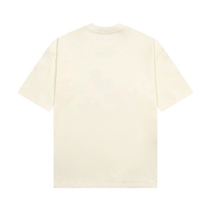T-shirt basique à manches courtes pour homme, en coton 100 %, style vintage classique, imprimé, décontracté, respirant, coupe ample, de la marque Gu cci, luxe et mode. - Product Image 4