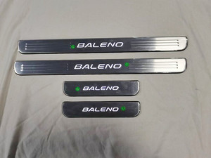 4 unids/set Placa de bienvenida Led inalámbrica placas de alféizar de puerta de Pedal para Protector de alféizar de puerta iluminado <span class=keywords><strong>Baleno</strong></span> - Product Image 3