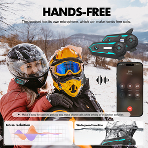 Offre Spéciale Intercom Sans Fil pour Casques de Moto – Écouteurs On-Ear pour Casque - Product Image 3