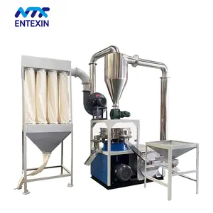Pulverizer Mill For LDPE HDPE And PP Waste Plastic Material Automatic Conveyor Feeding System