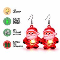 Boucles d'oreilles lumineuses scintillantes pour Noël et les fêtes, idéales pour les cadeaux de fête, les cadeaux de remerciement, les événements 'Ugly Sweater', et la vente en gros