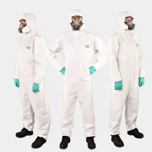 2023 new arrival PPE products Type 5 6 disposable protective coverall with hood