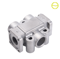 Pièces de fonderie en acier certifiées ISO9001 pour le corps de vanne hydraulique, usinage par procédé de cire perdue, fabrication OEM