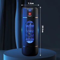 Masturbateur masculin, chatte de poche, gobelet de masturbation automatique, vibrateur intelligent à commande vocale, jouet sexuel pour l'entraînement du pénis