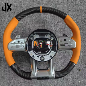 Volante Sportivo in Fibra di Carbonio per <span class=keywords><strong>Mercedes</strong></span> Benz AMG W205 W213 W177 W166 C43 C63 Classe C E63 CLS GLE Accessori Auto - Product Image 2