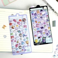 RJ Lustige Süße 3D Frucht-Eiscreme Haustier-Aufkleber Relief-Sticker Scrapbooking DIY Tagebuch Deko Journaling Schreibwaren-Aufkleber