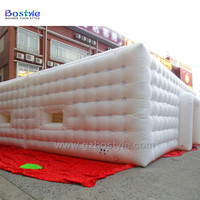 Grande tente gonflable en forme de Cube, grand chapiteau, tente de fête, personnalisée, en plein air, pour fête de mariage, en PVC, à vendre