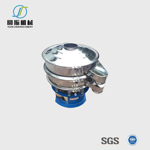 Tamiz vibratorio de pantalla vibratoria rotativa de acero inoxidable 304 de 400mm con motor para harina multivoltaje - Product Image 5