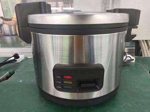 Cuisinière à riz commerciale à bouton-poussoir Delux 13L 110-240V Cuisson rapide 3,5 kg de riz cru pour hôtel, restaurant, cantine avec CE - Product Image 2