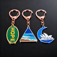 Porte-clés personnalisé avec logo OEM d'usine vérifiée, souvenir touristique promotionnel, porte-clés en métal avec logo personnalisé en gros