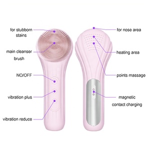 <span class=keywords><strong>Brosse</strong></span> <span class=keywords><strong>nettoyante</strong></span> pour le <span class=keywords><strong>visage</strong></span> en silicone à main, best-seller, électrique, étanche IPX7, vibration, massage chauffant, <span class=keywords><strong>brosse</strong></span> <span class=keywords><strong>nettoyante</strong></span> pour le <span class=keywords><strong>visage</strong></span> - Product Image 3