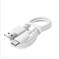 Câble de charge rapide USB Type C PD 20W, pour iPhone 15 Pro Max Plus, cordon de données tressé en Nylon, pour Samsung Xiaomi, câble de charge rapide