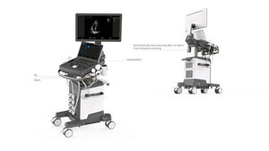 Volledig Digitale Kleur <span class=keywords><strong>Doppler</strong></span> Ultrasone Diagnostisch Systeem <span class=keywords><strong>Trolley</strong></span> Type Ultrasone Machine Voor Menselijk Gebruik - Product Image 4